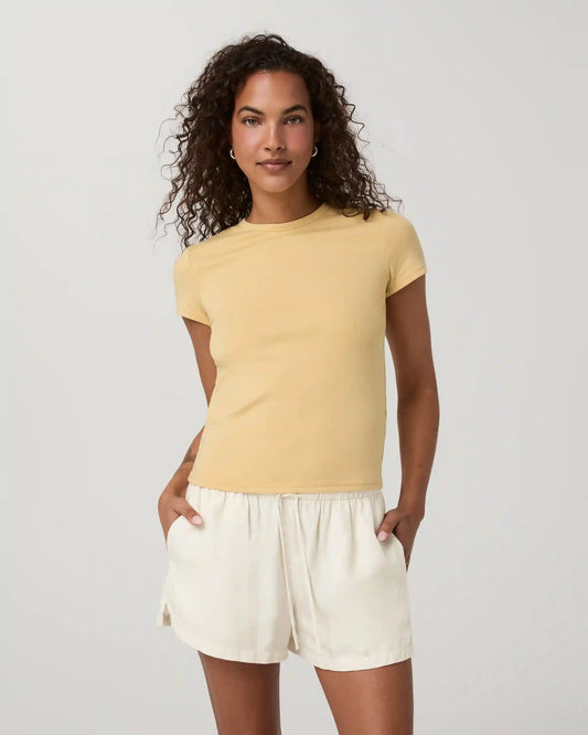 Everyday Cotton Stretch Fitted Tee