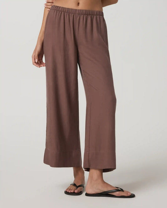 Trestles Twill Crop Wideleg Pant