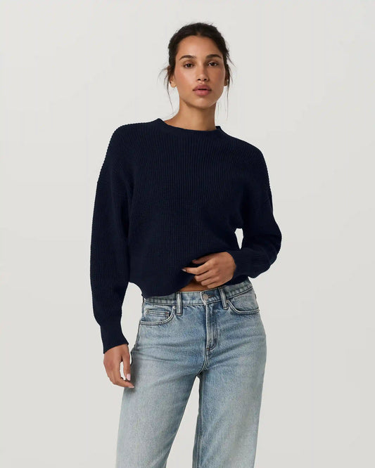 Cotton Waffle Sweater