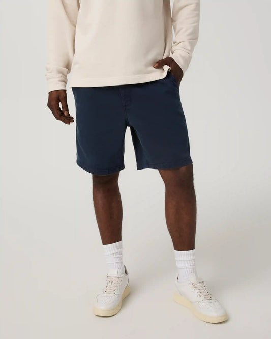 Benton Twill Elastic Waist Short 8"