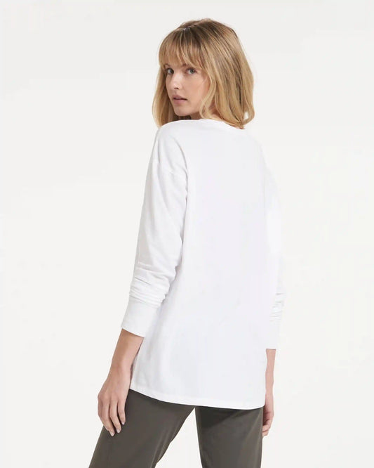 Long-Sleeve Feather Tee