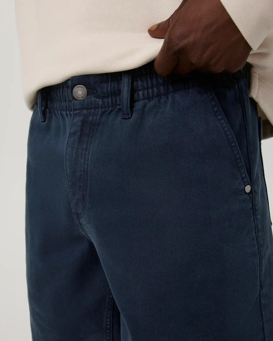 Benton Twill Elastic Waist Short 8"