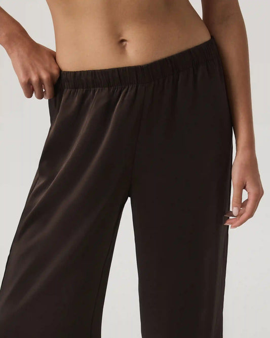 Nova Satin Wideleg Pant