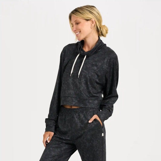 Halo Crop Funnel Neck