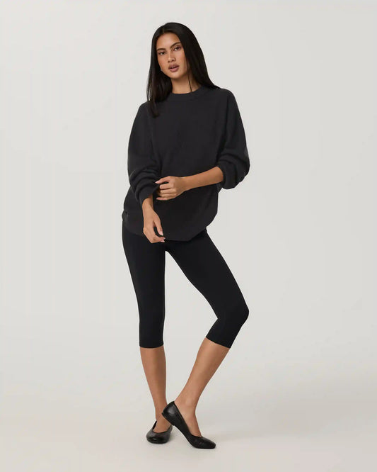 Émilie Cashmere Oversized Rib Crew